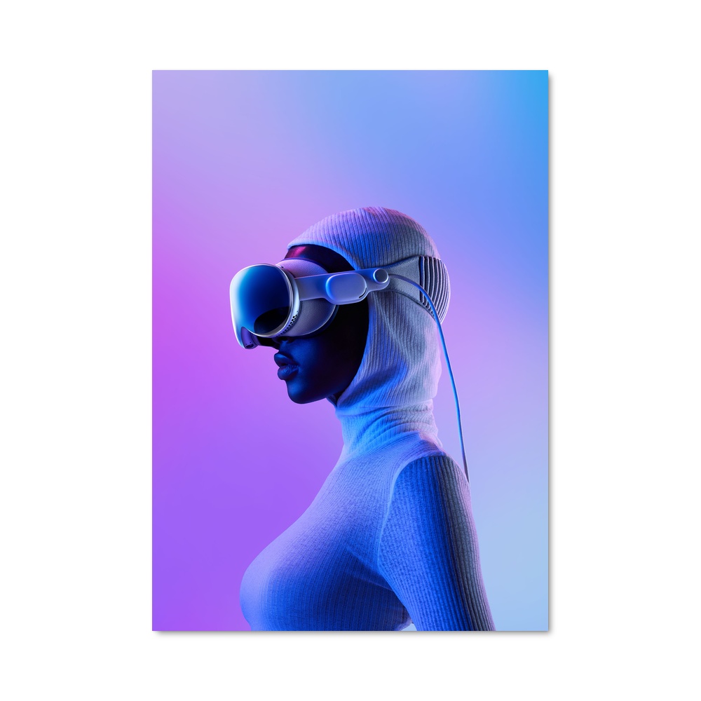 Poster Vision Virtuelle – affiche Consoles